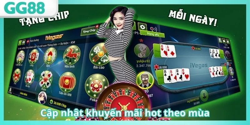 Tin Tức Game Bài GG88 Mới - Cập Nhật Liên Tục Mỗi Ngày 3 Cập nhật khuyến mãi hot theo mùa
